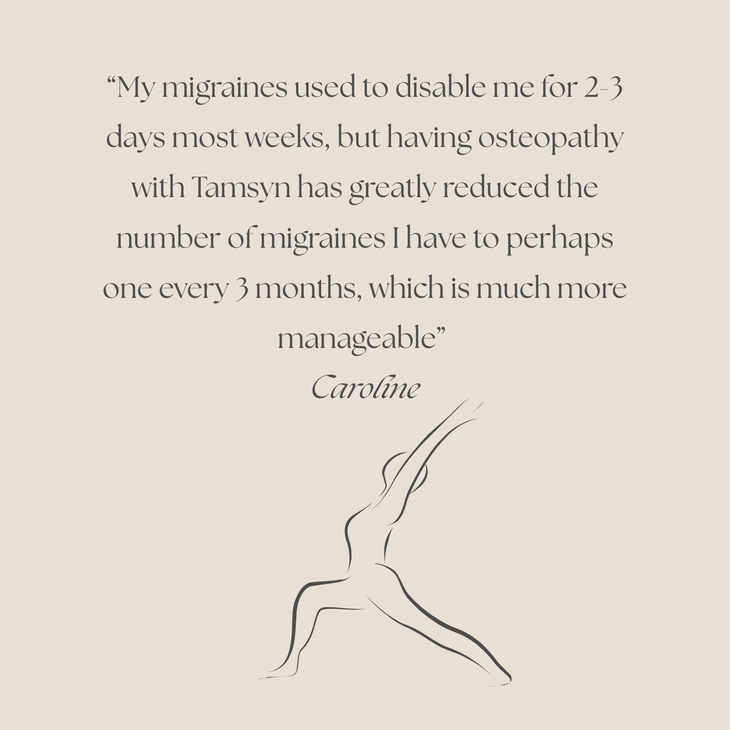 Yoga pose and testimonial faversham folkestone osteopathy